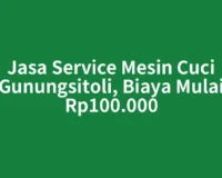 Jasa Service Mesin Cuci Gunungsitoli, Biaya Mulai Rp100.000