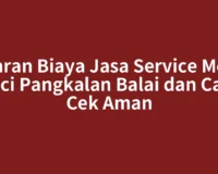 Kisaran Biaya Jasa Service Mesin Cuci Pangkalan Balai dan Cara Cek Aman